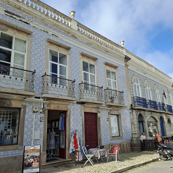 I really like the tiles on the walls of the houses