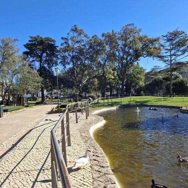 Cascais egyik parkjában