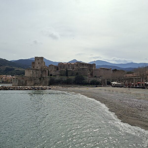 The castle from the former church tower/lighthouse side