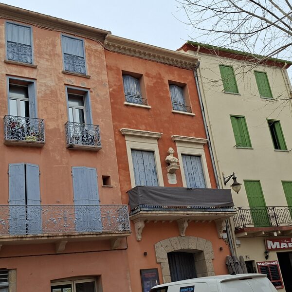 The adorable colorful houses