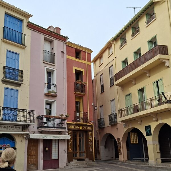 The adorable colorful houses