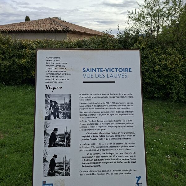 Paul Cézanne, amikor festi a hegyet. Lenyűgöző.