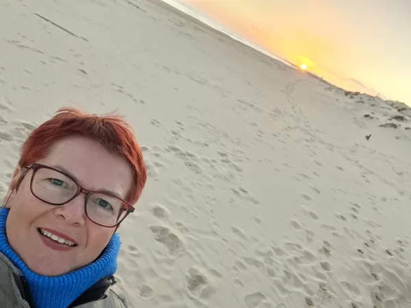 Sunset on the beach