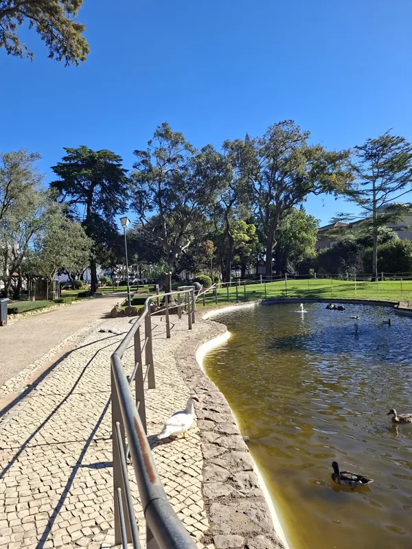 Cascais egyik parkjában