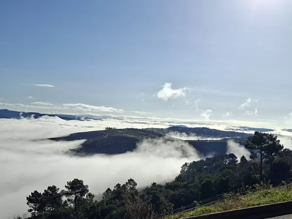 Douro Valley in fog