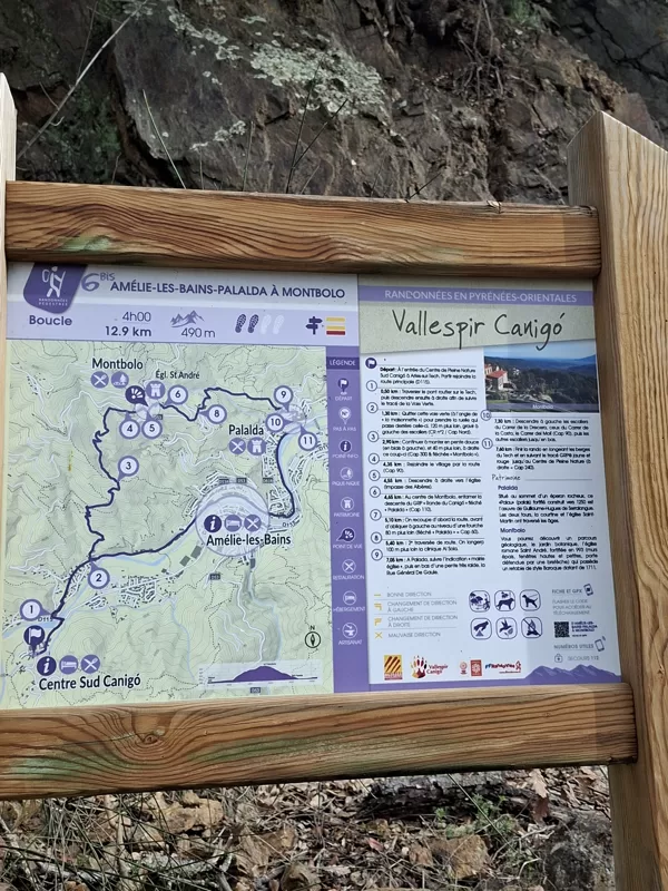 A túraútvonalunk