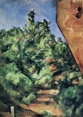 Cézanne - A vörös szikla